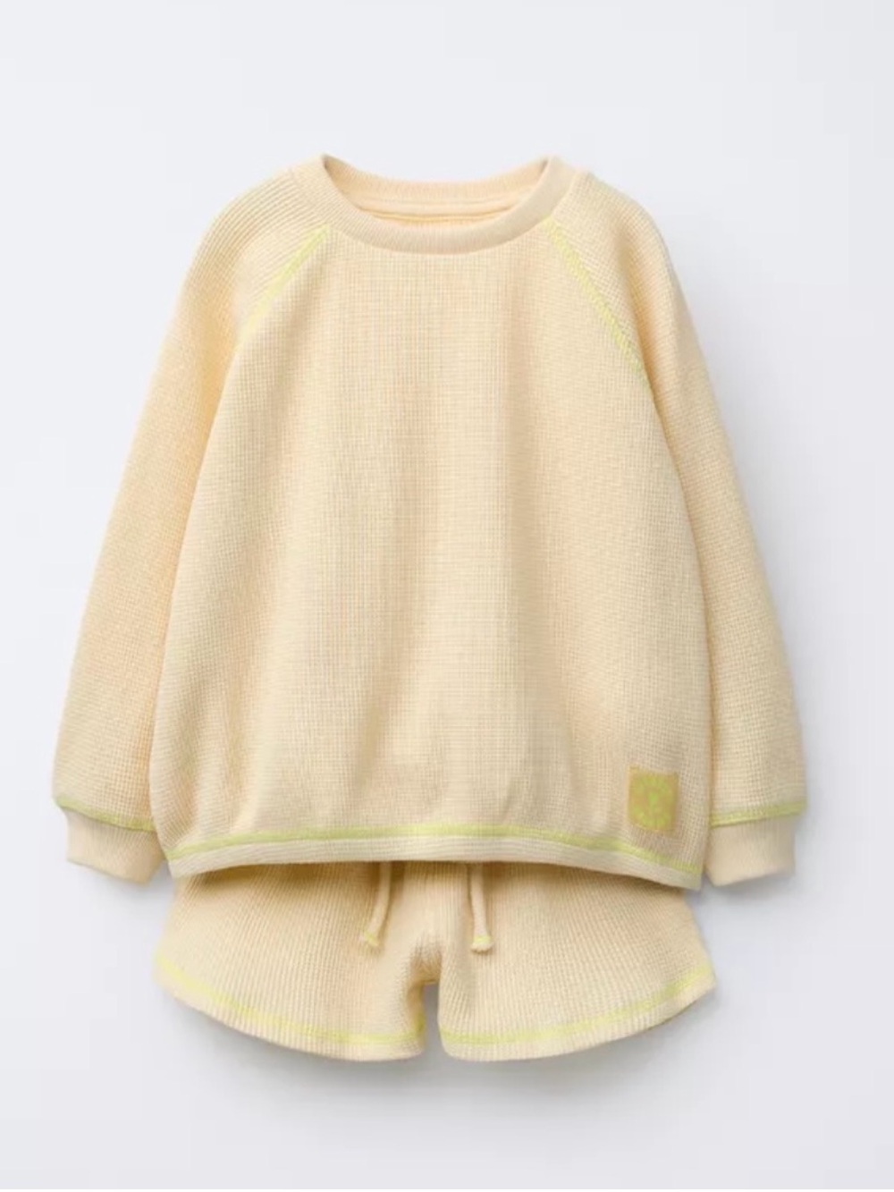 ZARA Waffle Stitch Sweater and Shorts Set - 3T